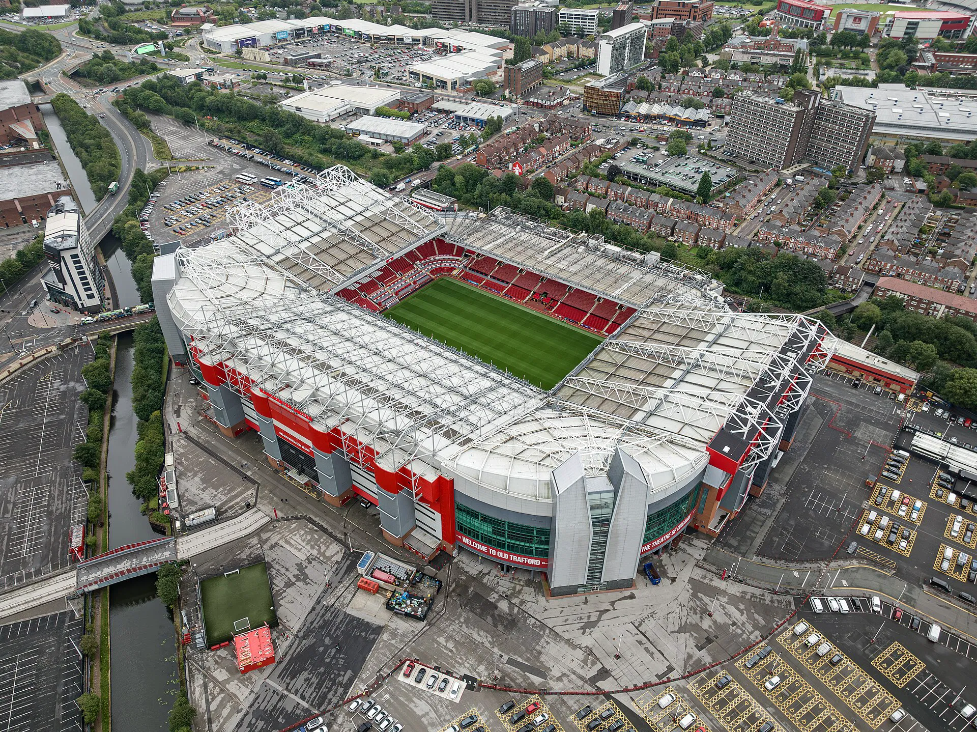 Old Trafford, home of Manchester United
