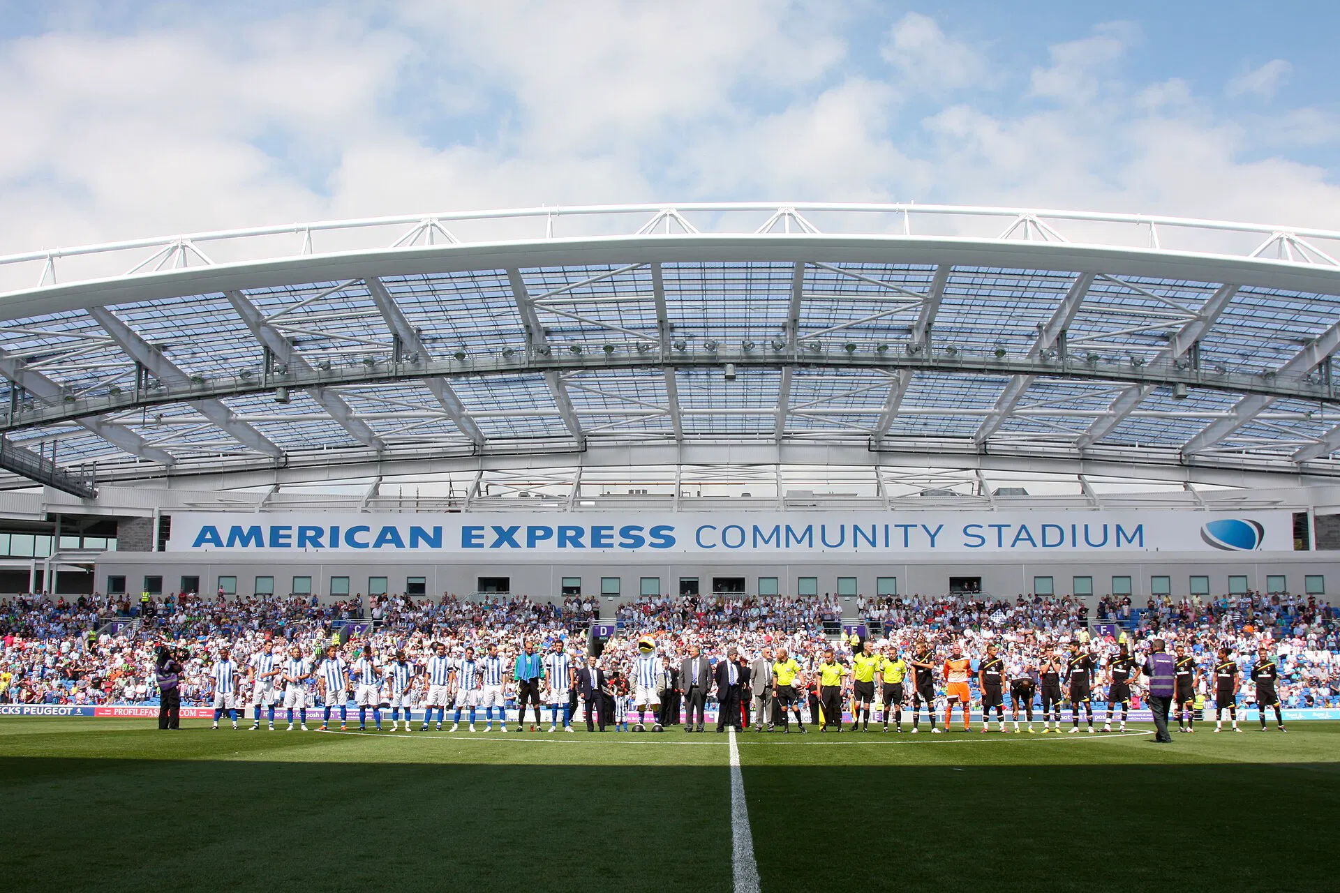 A packed Amex Stadium during a Brighton home match