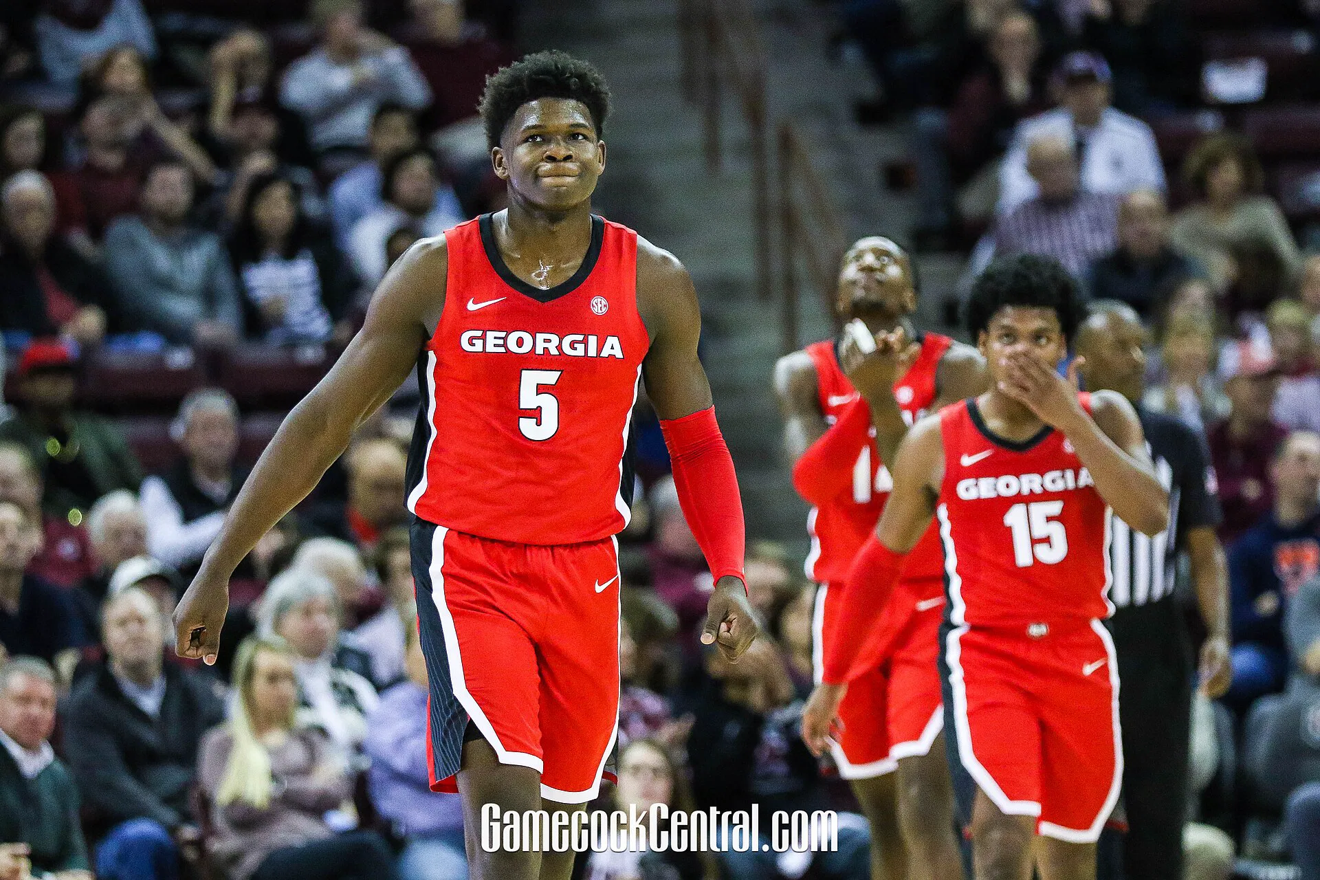 Anthony Edwards on the basketball court