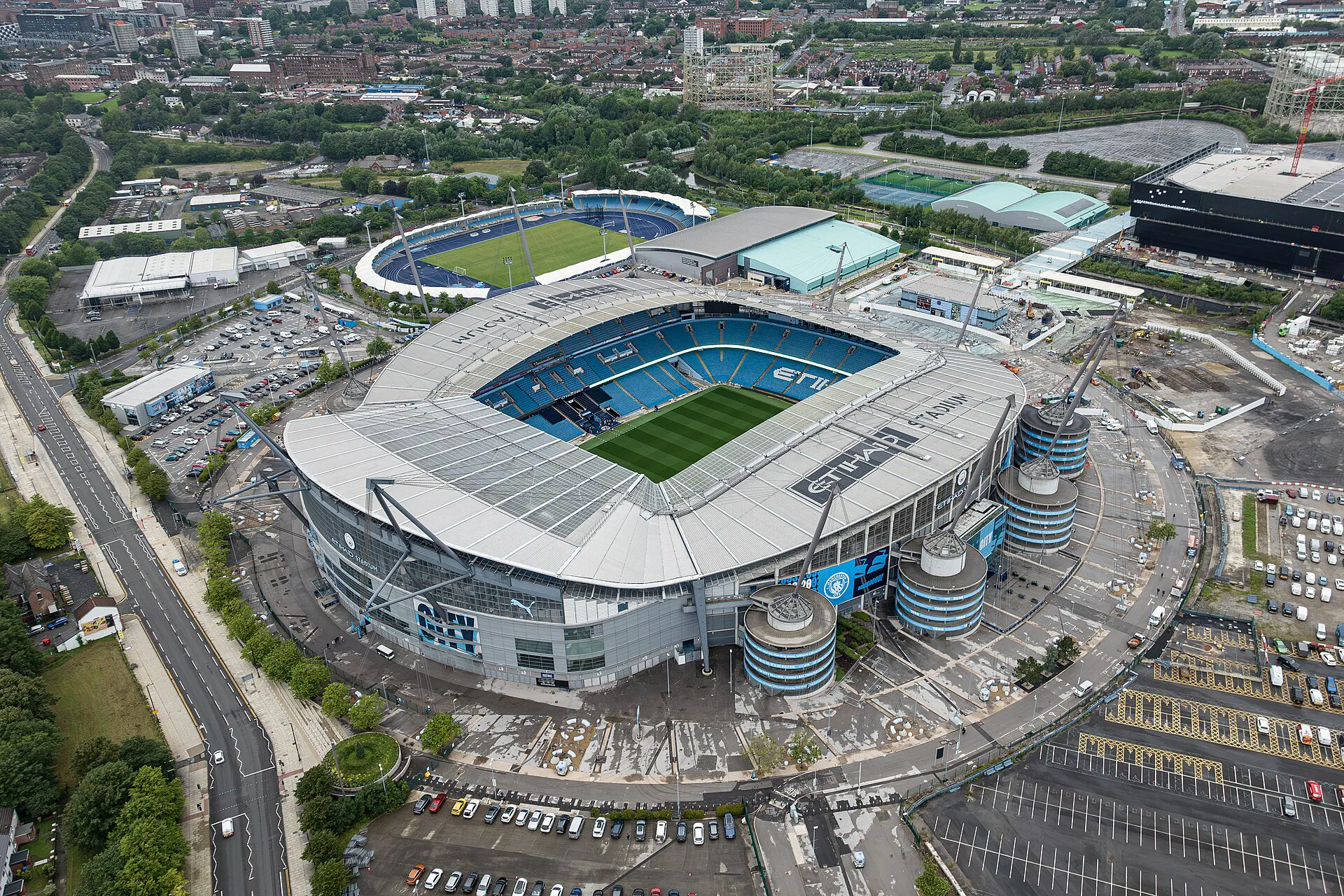 The Etihad Stadium, home of Manchester City